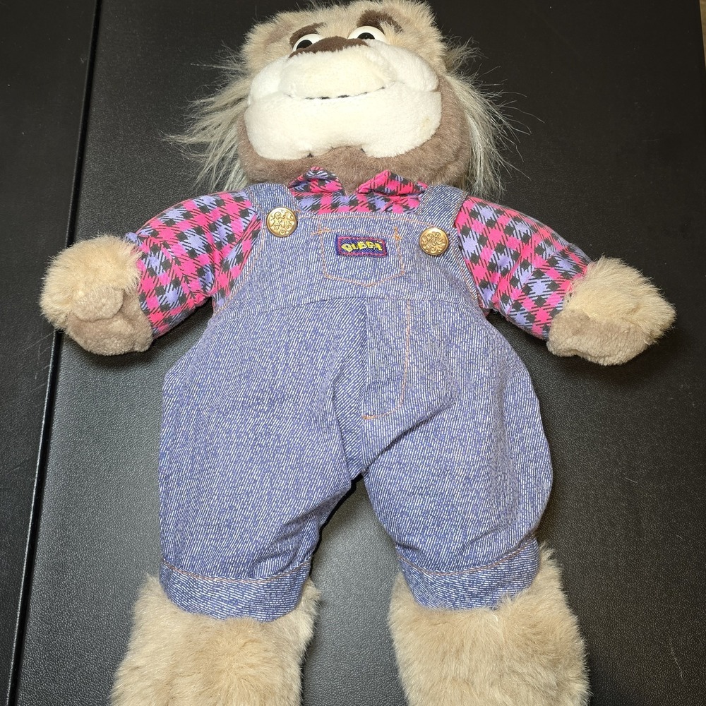 Vintage 1997 Bubba Plush Toy in Overalls Works Great But Missing Sunglasses TYCO - Picture 4 of 5